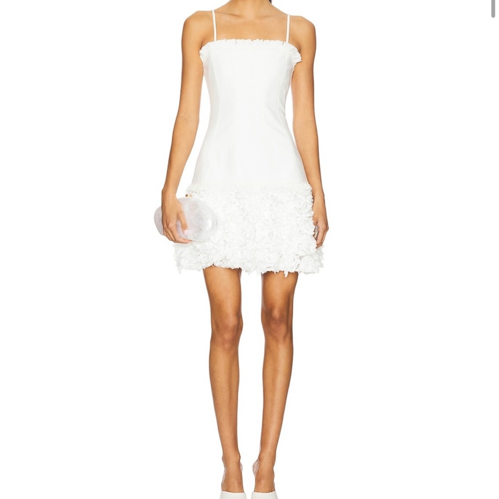 Alexis Amrisa dress - White Floral Mini Dress